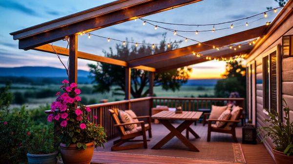 10 astuces pour un aménagement réussi de votre terrasse de mobil home