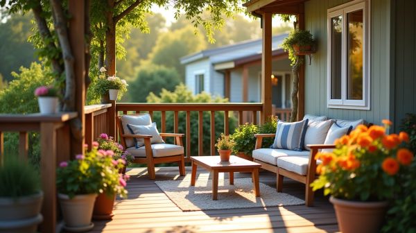 Aménager la terrasse de son mobil home sans se tromper