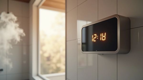 Équipez votre salle de bain avec une horloge étanche pratique