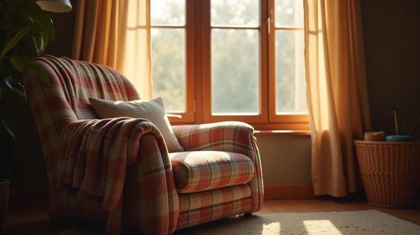 Plaid pilou pilou : la touche cocooning qui réchauffe le salon