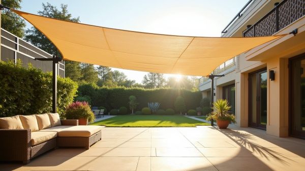 Transformez votre espace extérieur avec une voile d’ombrage