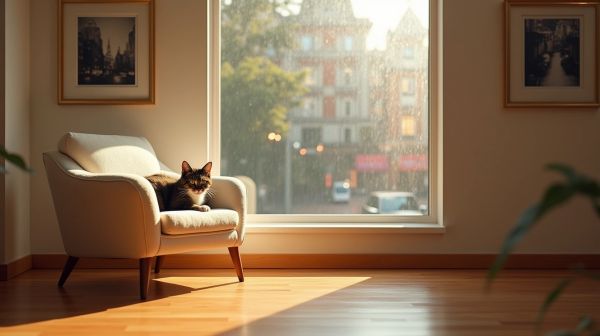 Un arbre à chat dans un 40 m2 : les formats qui passent vraiment